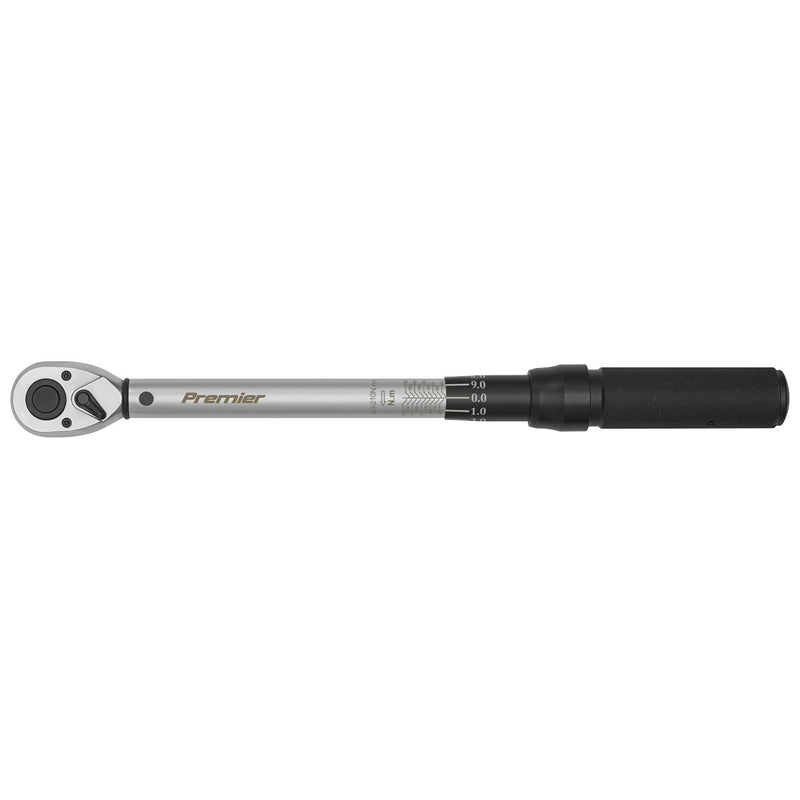 Sealey Premier Premier Micrometer Style Torque Wrench 1/2"Sq Drive 40-210Nm Sealey Premier - Dynamic Drive