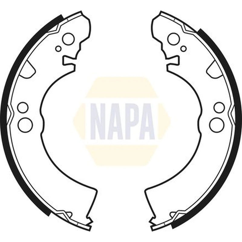 NAPA Brake Shoe Set Axle Kit NBS1007