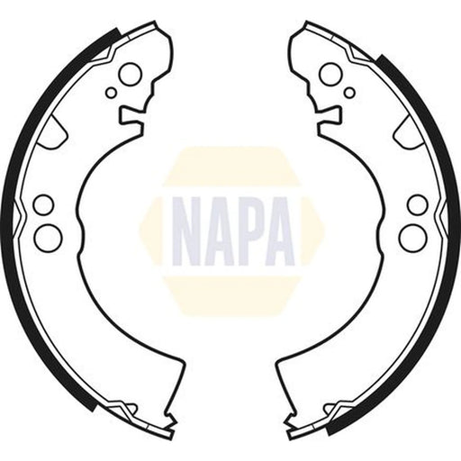 NAPA Brake Shoe Set Axle Kit NBS1007