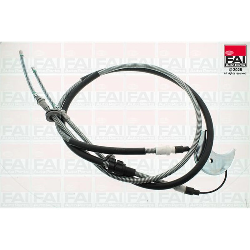 FAI Handbrake Cable Left Rear fits Ford Fiesta 1983-1989 1.0 1.1 1.4 1.6