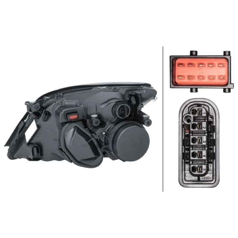Hella Headlight Headlamp PY21W Right fits Opel Signum 2003-2008