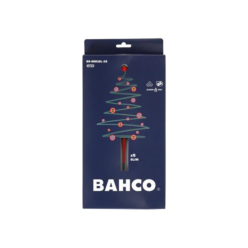 Bahco XMAS BE-9882SL ERGO™ Slim VDE Insulated Screwdriver Set, 5 Piece Bahco - NN4 Online