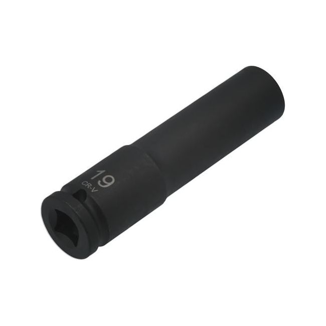 Laser Extra Deep Impact Socket 1/2"D 19mm 7767 Laser - Dynamic Drive