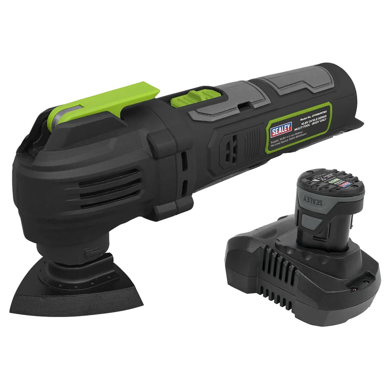 Sealey SV10.8 Series Cordless Multi-Tool Kit 10.8V 2Ah - Euro Plug - CP108VMTEU