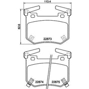 DON Rear Brake Pad Set fits Genesis G70 2021 on 2.0 2.2