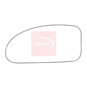 Apec Exterior Wing Mirror Glass Left fits Ford Focus I 1998-2004 1.4 1.6 1.8 2.0