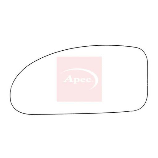 Apec Exterior Wing Mirror Glass Left AMS2695