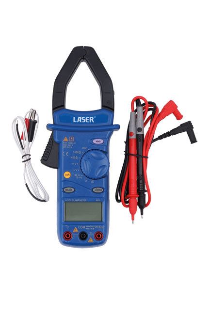 Laser Digital Clamp Meter CAT III - 600V Laser - Dynamic Drive