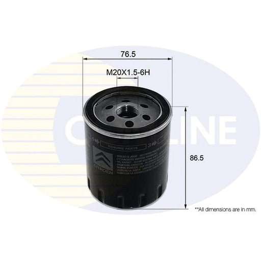 Comline Engine Oil Filter fits Alfa Romeo Giulietta 2010-2020 1.4