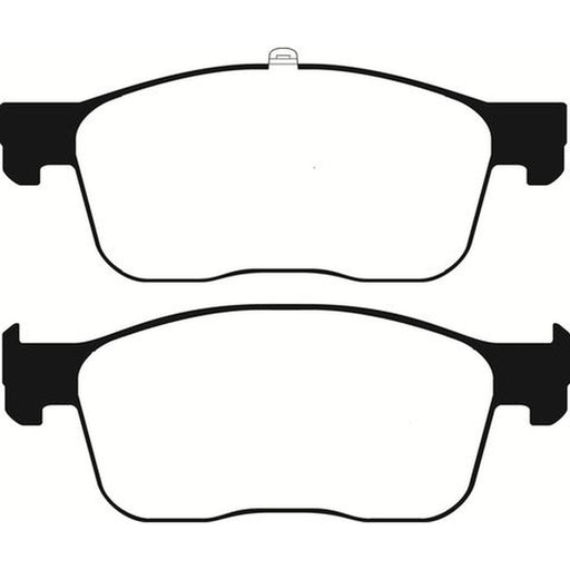 Abtex Front Brake Pad Set fits Citroën Dispatch III 2016-2025 1.5 1.6 2.0