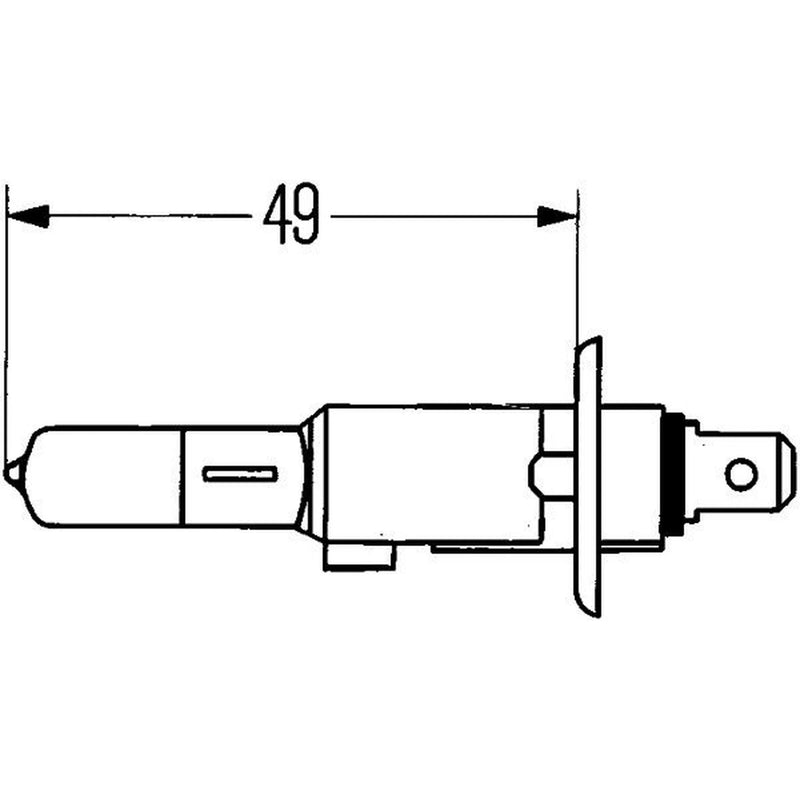 Hella Car Light Bulb H1 P14.5s 12V 100W