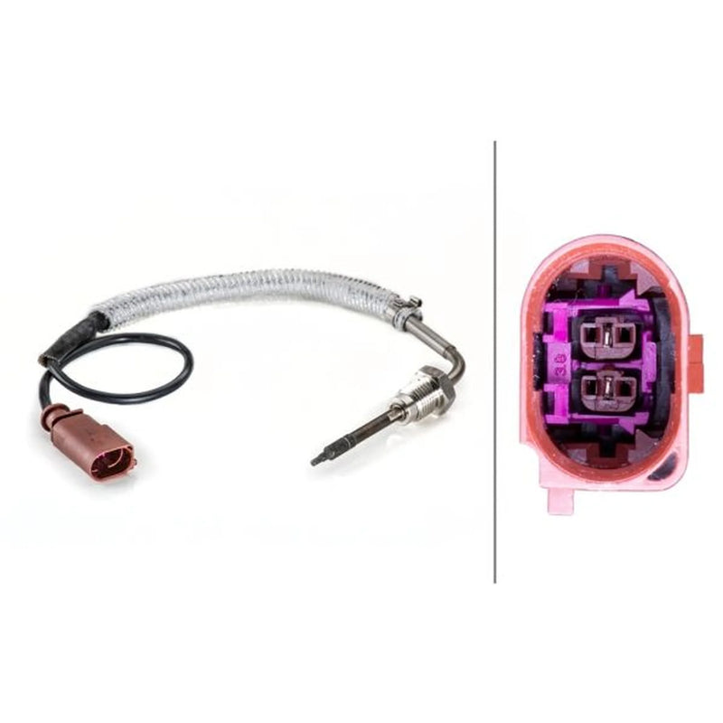 Hella Exhaust Gas Temperature Sensor before soot particu fits Audi A6 Allroad C7