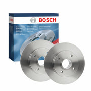 Bosch 2 x Solid Rear Brake Discs 0986479219-x2