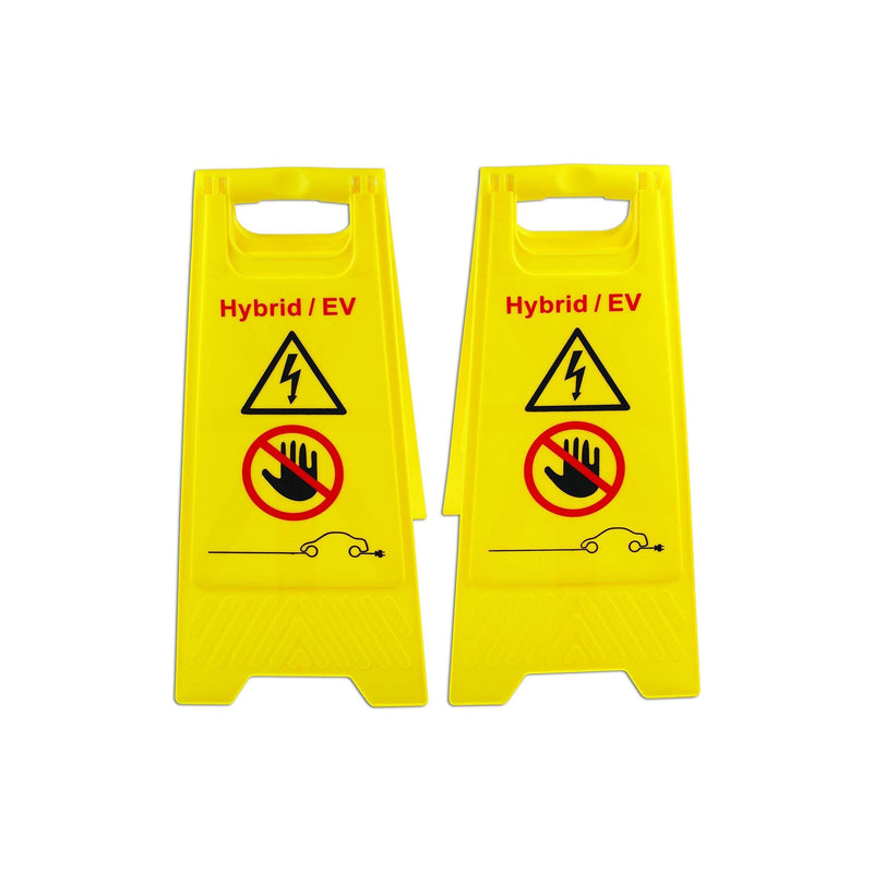 Laser Hybrid/EV Floor Warning Signs 2pc 7521 Laser - Dynamic Drive