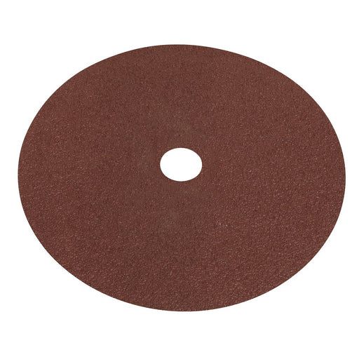 Sealey Fibre Backed Disc175mm 40Grit Pack of 25 WSD740 Sealey - Dynamic Drive