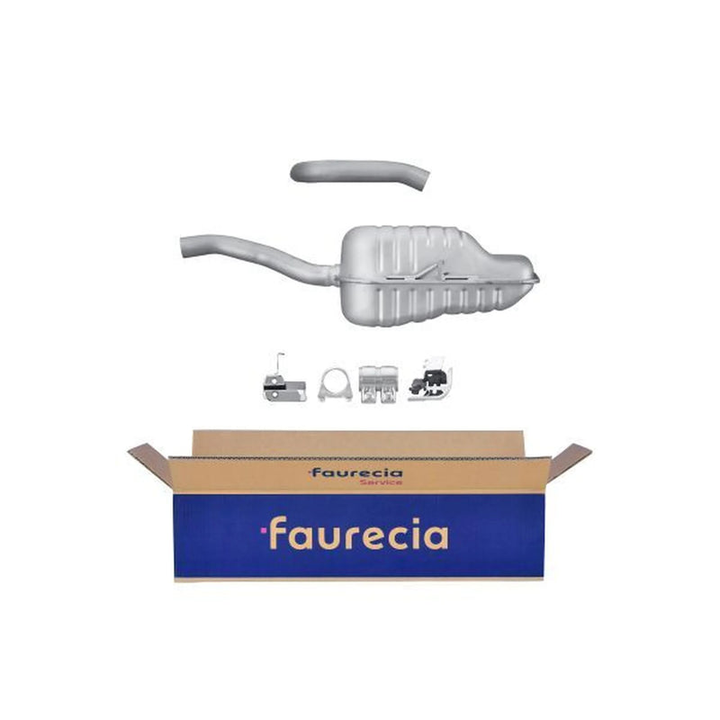 Hella End Silencer Rear fits Renault Megane Cc 2010-2015 2.0