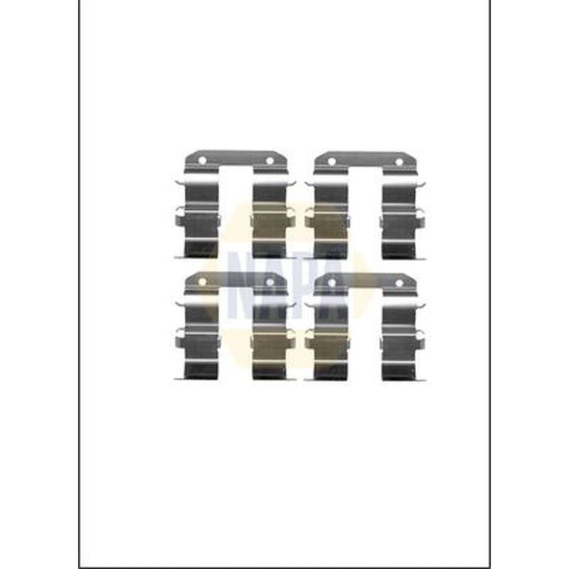 NAPA Brake Pad Accessory Fitting Kit Rear fits Hyundai Accent III 2005-2010