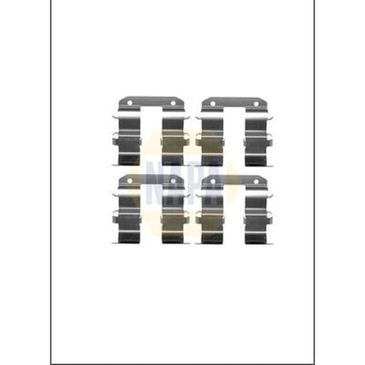 NAPA Brake Pad Accessory Fitting Kit Rear fits Hyundai Accent III 2005-2010