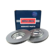 Borg & Beck 2 x Vented Front Brake Discs BBD4485-x2