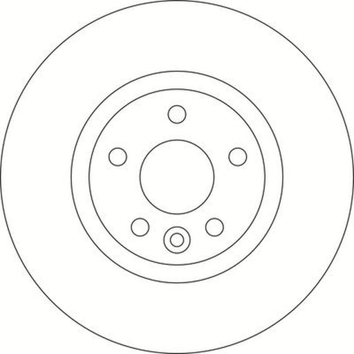 Abtex 2 x Vented Brake Discs fits Volvo XC60 I SUV 2008-2017 2.0 2.4 3.2
