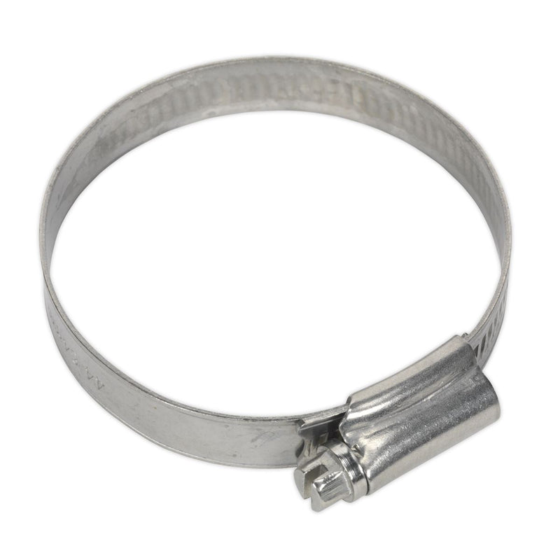 Sealey Hose Clip Stainless Steel 44-64mm Pack of 10 SHCSS2A Sealey  - Dynamic Drive
