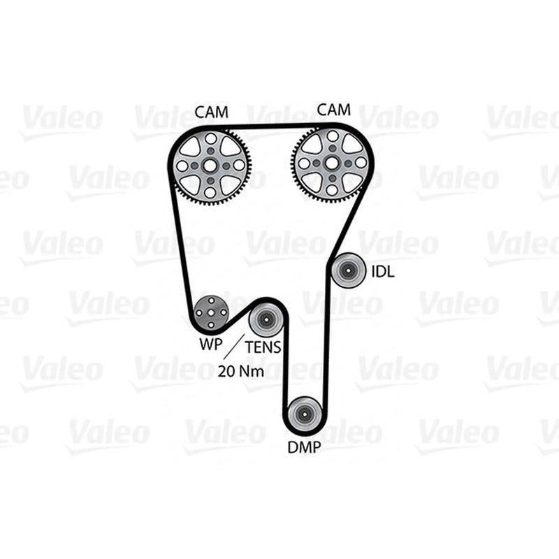 Valeo Timing Belt & Water Pump Kit 614669