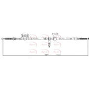 Apec Handbrake Cable Right Rear CAB1600