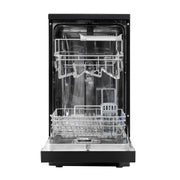Baridi Slimline Freestanding Dishwasher 45cm Wide 10 Place Settings - Black Baridi - Dynamic Drive