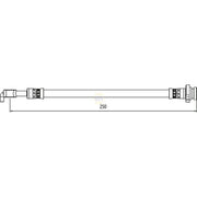 NAPA Brake Hydraulic Hose Line outer NBH1290