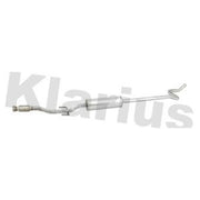 Klarius Box With Centre Pipe Centre fits Citroën C3 II 2012-2016 1.2