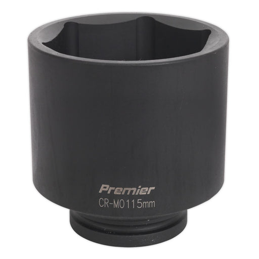 Sealey Impact Socket 115mm Deep 1"Sq Drive IS1115D Sealey - Dynamic Drive