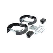 Bosch Brake Shoe Set Axle Kit fits Nissan Micra II 1992-2000 1.0 1.3