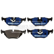 Borg & Beck Rear Brake Solid Discs & Pads fits BMW 3 1990-2001