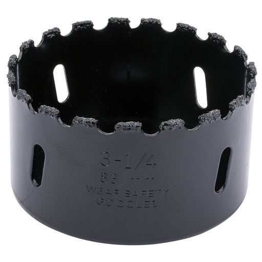 Draper Tungsten Carbide Grit Hole Saw, 83mm 34954 Draper - Dynamic Drive