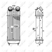 NRF Intercooler (Charge Air Cooler) 30196