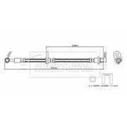 Borg & Beck Brake Hydraulic Hose Line Front Right BBH8868