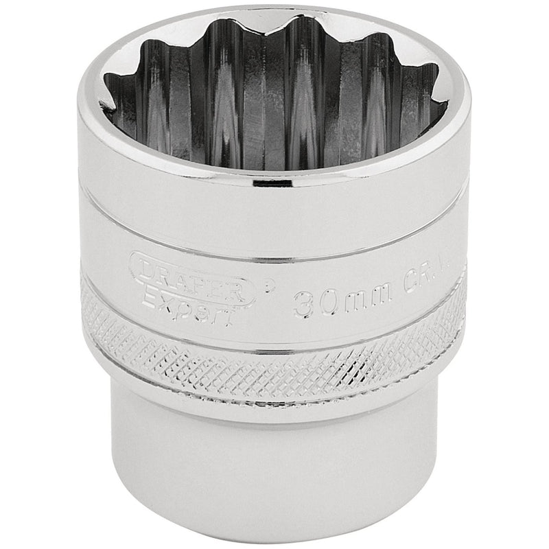 Draper Draper HI-TORQ 12 Point Socket, 1/2" Sq. Dr., 30mm Draper - Town Tools