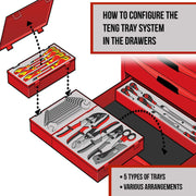 Teng Tools Clip Rail Set TT1 32 Pieces Teng Tools - Dynamic Drive