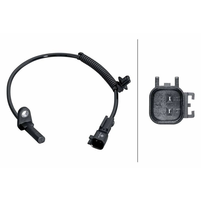 Hella ABS Wheel Speed Sensor Rear fits Ford Transit V363 2013-2024 2.0 2.2