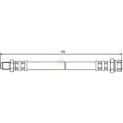 NAPA Brake Hydraulic Hose Line inner NBH1319