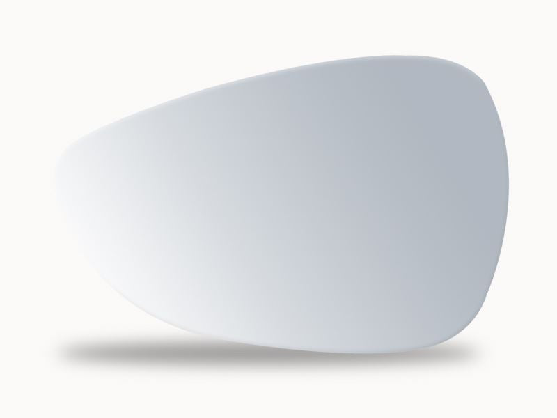 Summit Stick-On Standard Mirror Glass fits Ford Fiesta 09 on LHS Summit - Bars 4 Cars