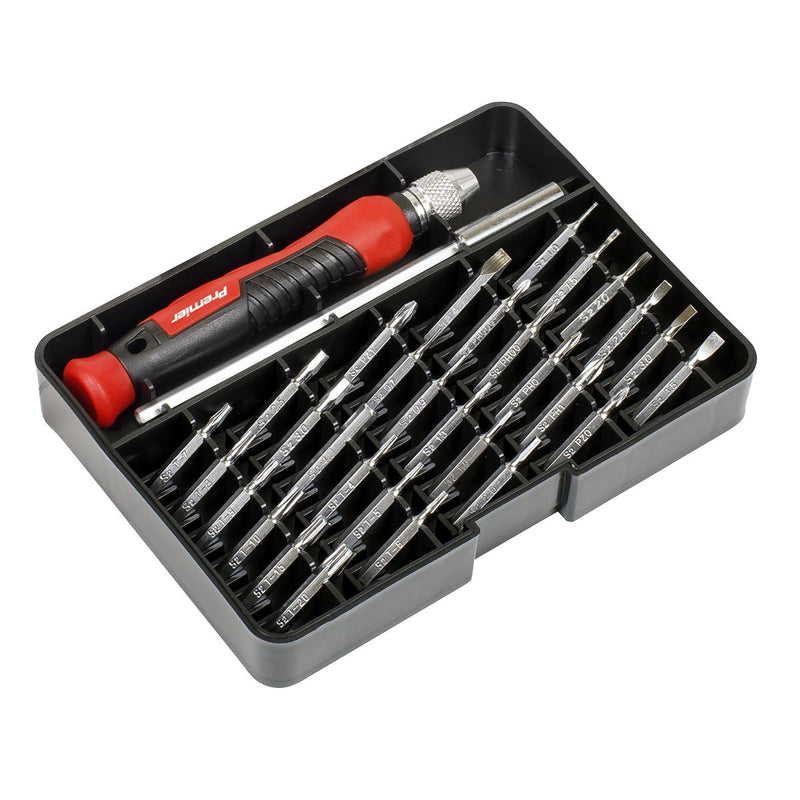 Sealey Premier Premier Precision Bit Screwdriver Set 32pc AK97328 Sealey Premier - Dynamic Drive