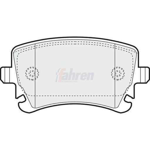 Fahren Rear Brake Pad Set FBP3120