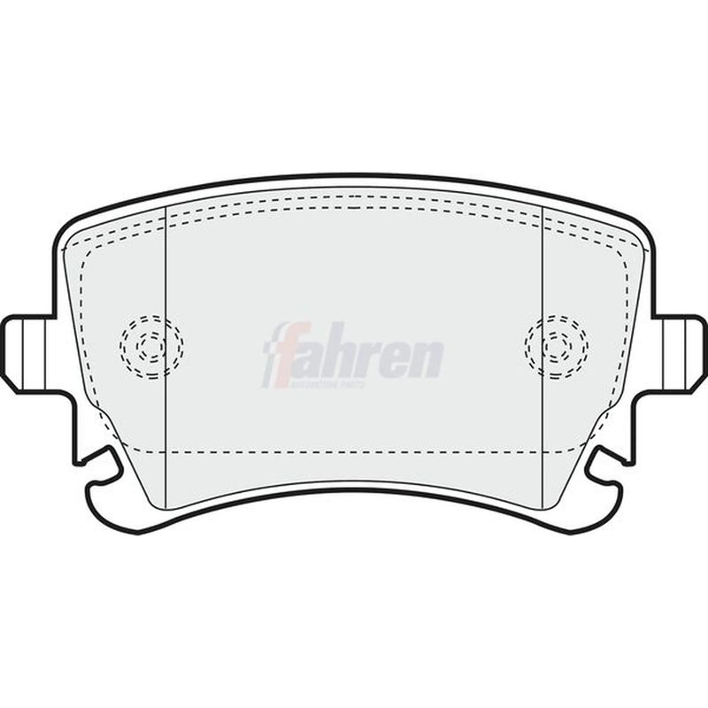 Fahren Rear Brake Discs & Pads fits Audi A6 C6 2004-2011 2.7 2.8 3.0 3.2 4.2
