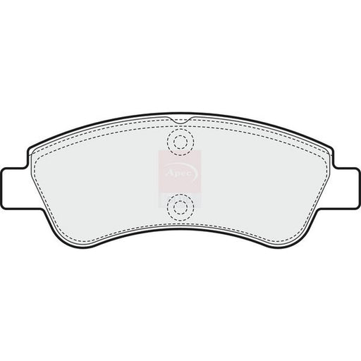 Apec Front & Rear Brake Discs & Pads fits Citroën C4 Cactus 2019 on