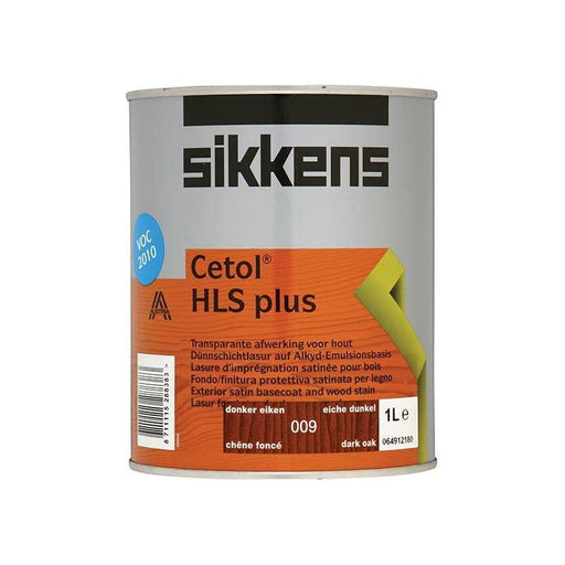 Sikkens Cetol HLS Plus Translucent Woodstain Dark Oak 1 litre Sikkens - NN4 Online