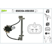 Valeo Electric Window Regulator Lifter Left Rear 850354