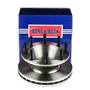 Borg & Beck 2 x Vented Rear Brake Discs BBD33024