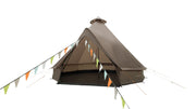 Easy Camp Vaulen Tipi Tent Dark Sand 7 Person Easy Camp - Dynamic Drive