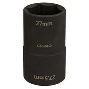 Sealey 63mm Double Ended Impact Socket 1/2"Sq Drive 27 x 27.5mm SX1822 Sealey - Dynamic Drive